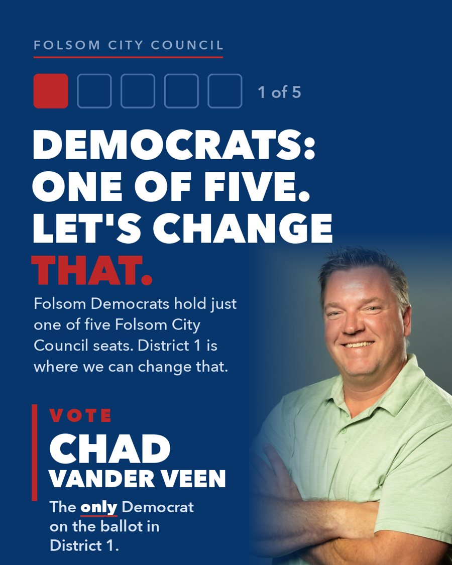 Democrats: one of five. Let's change that.
